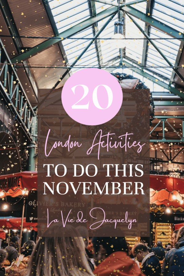 Things to do in November in London